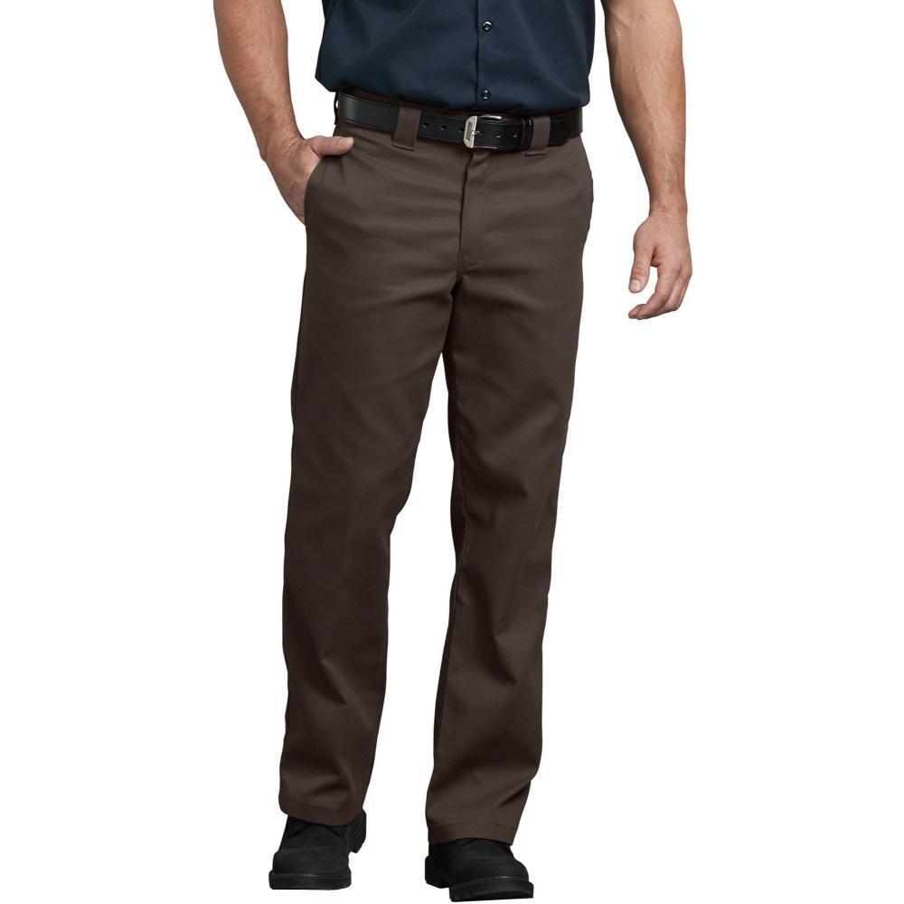 Carhartt Men's 36 in. x 32 in. Medium Hickory Cotton/Spandex Rugged Flex  Rigby 5-Pocket Pant 102517-918 - The Home Depot