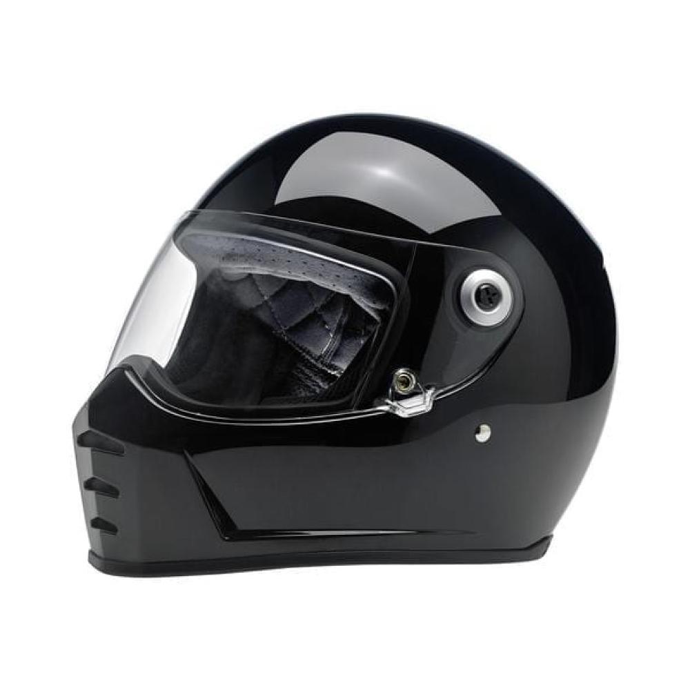 Biltwell Lane Splitter Helmet Gloss Black - Espinoza's Leather