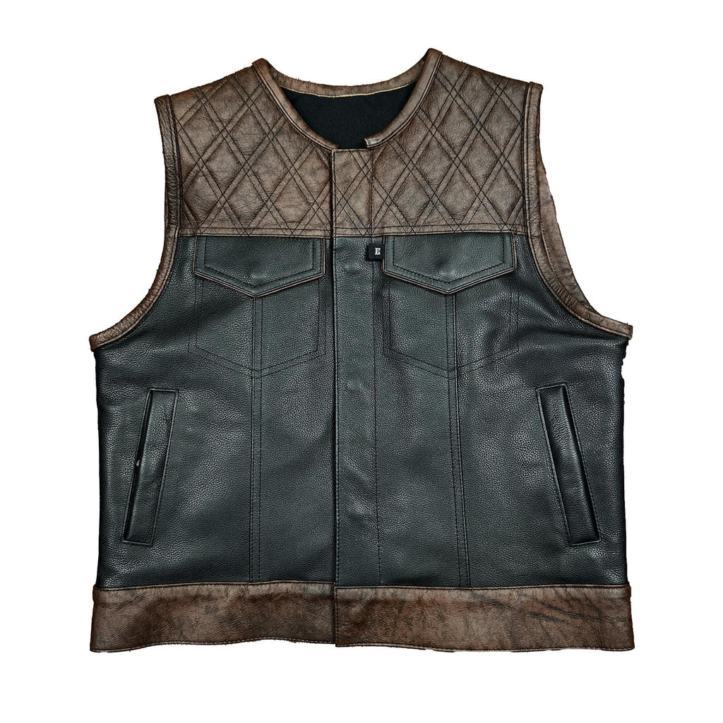 Brown Stone Vest – Espinoza's Leather