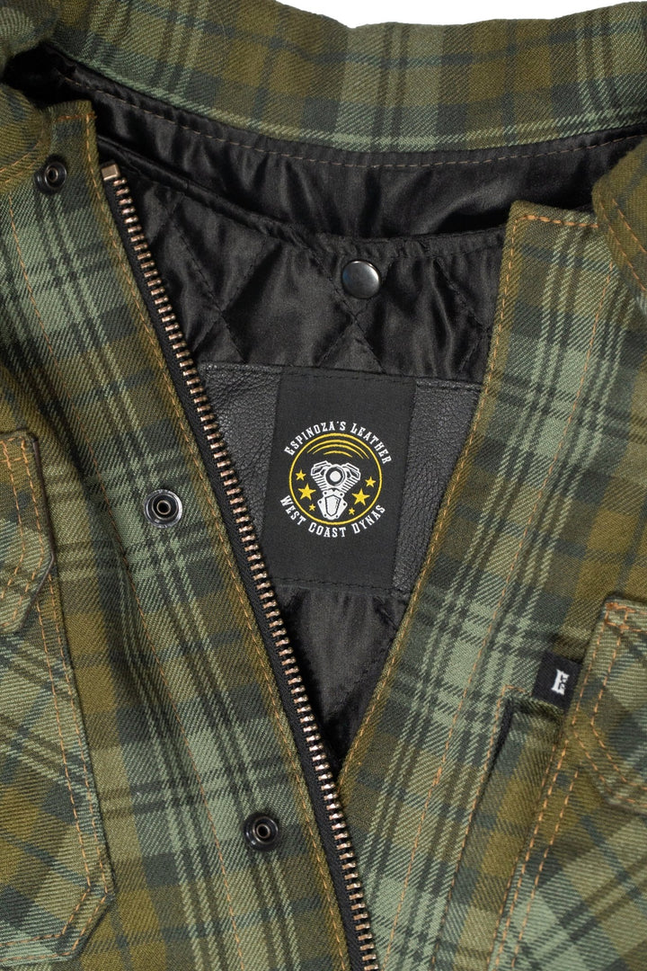 Custom Fitted Custom West Coast Dyna's Collaboration Flannel Vol. 2 - Espinoza's Leather