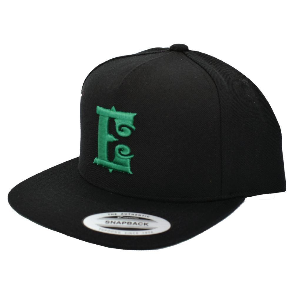 Espinozas Green On Black Classic Hat - Espinoza's Leather
