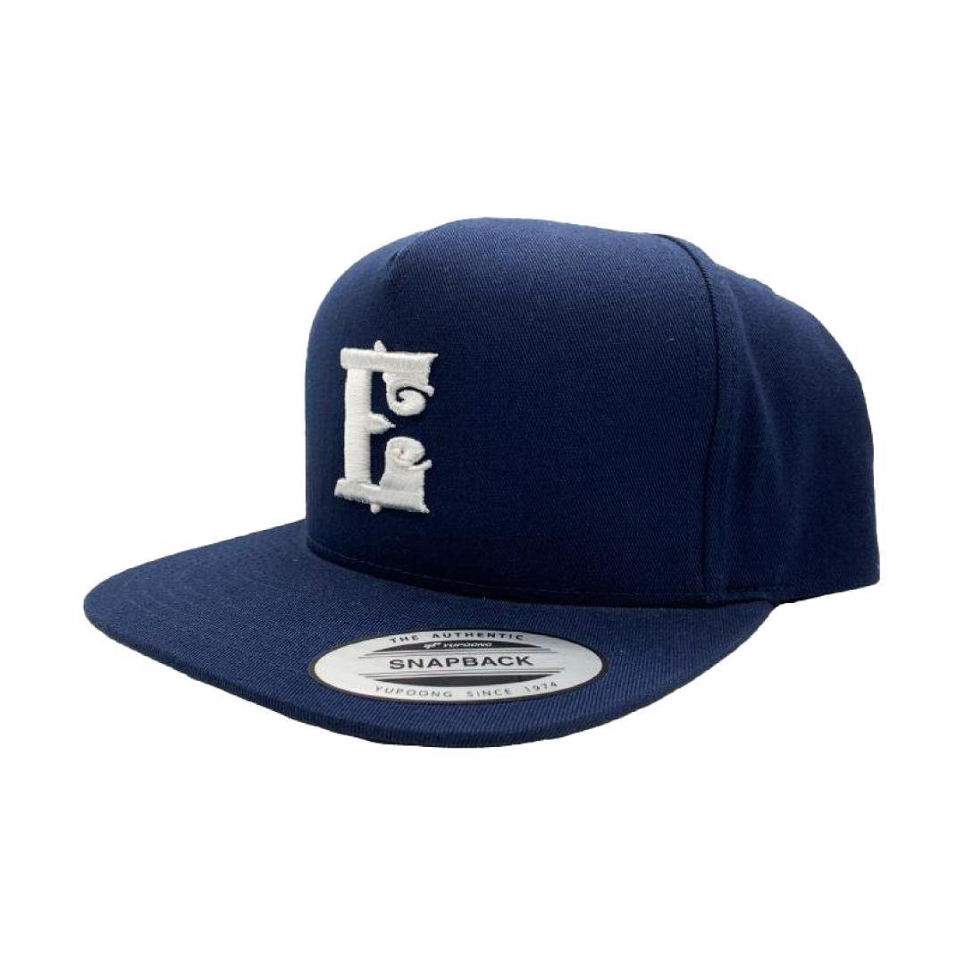 Espinoza's Hat White E On Dodger Blue - Espinoza's Leather