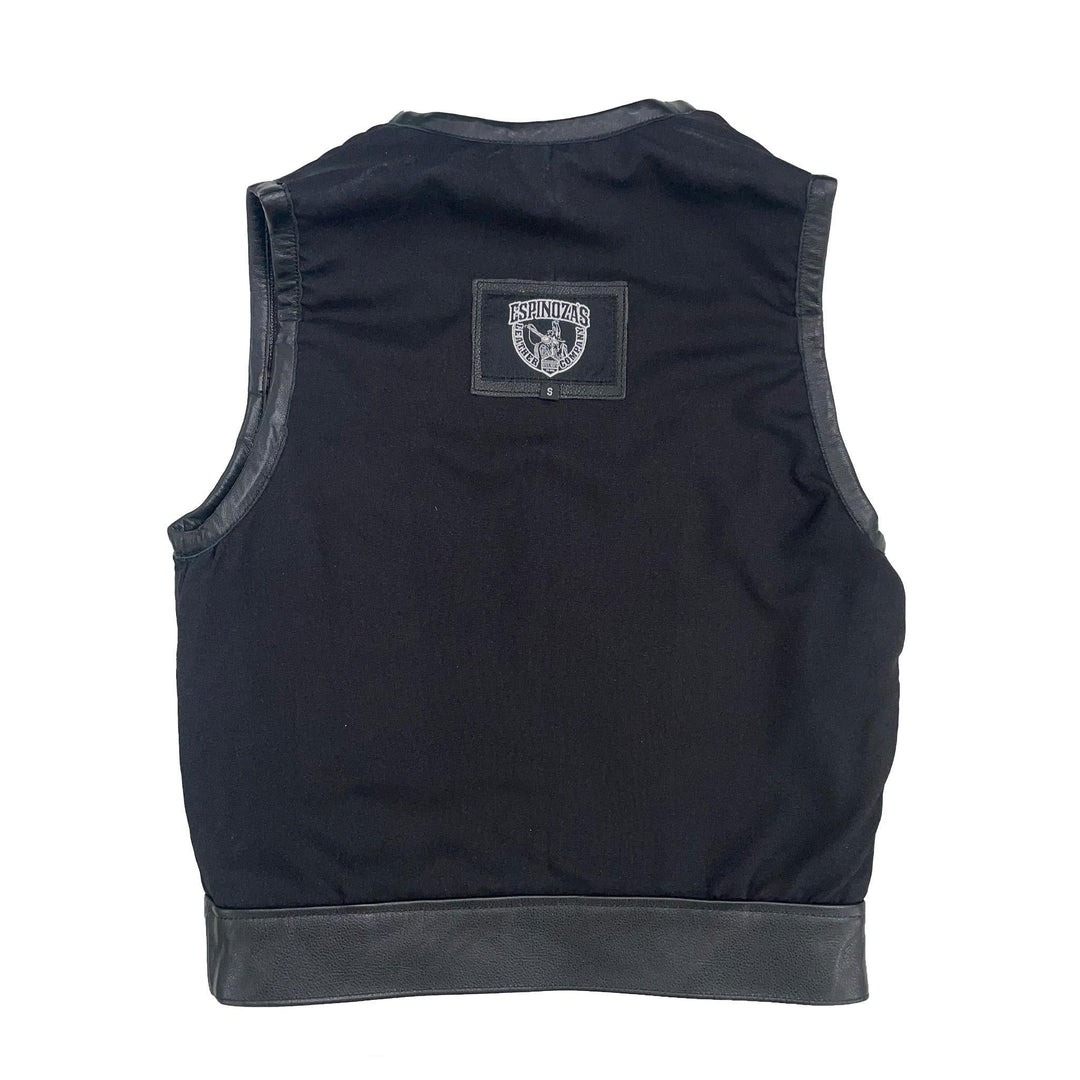 “In Stock” All Leather Club Vest - Espinoza's Leather