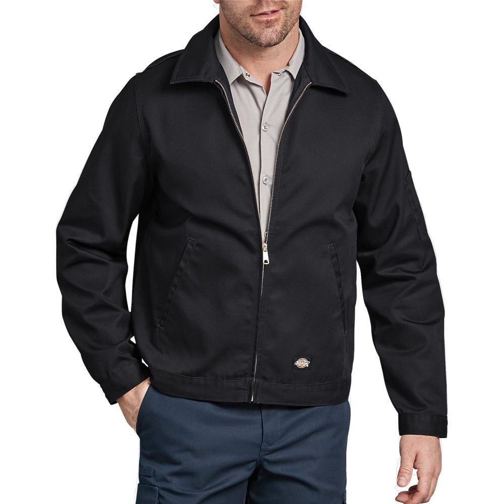 Insulated Eisenhower Jacket Black - Espinoza's Leather