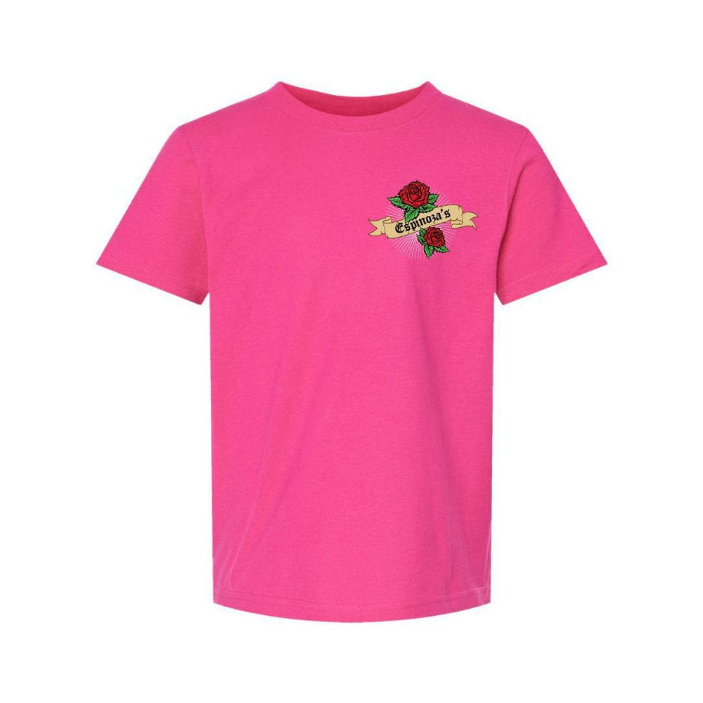 Kids Por Vida T-Shirt - Fuchsia - Espinoza's Leather