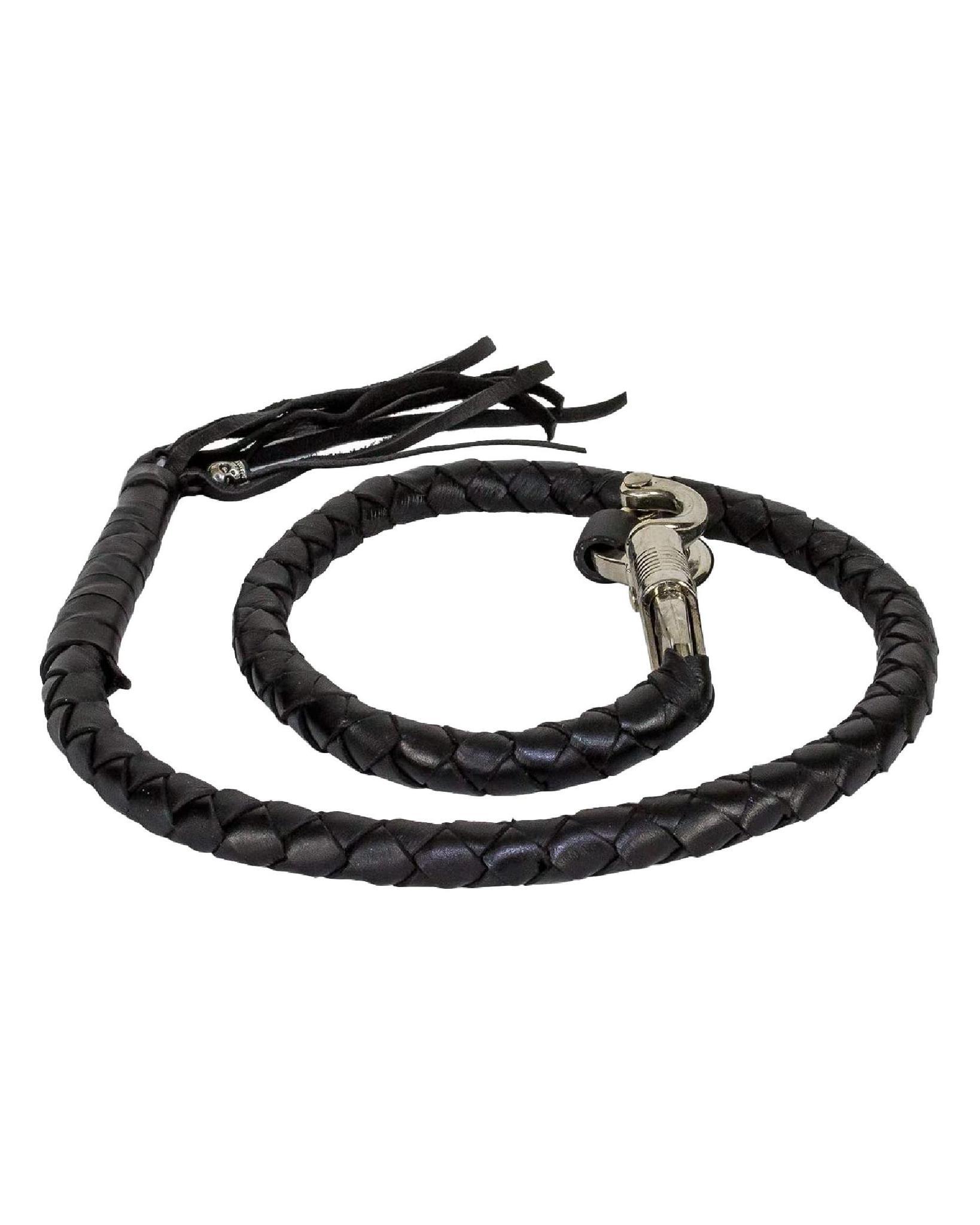 Leather Motorcycle Get Back Whip – Espinoza's Leather