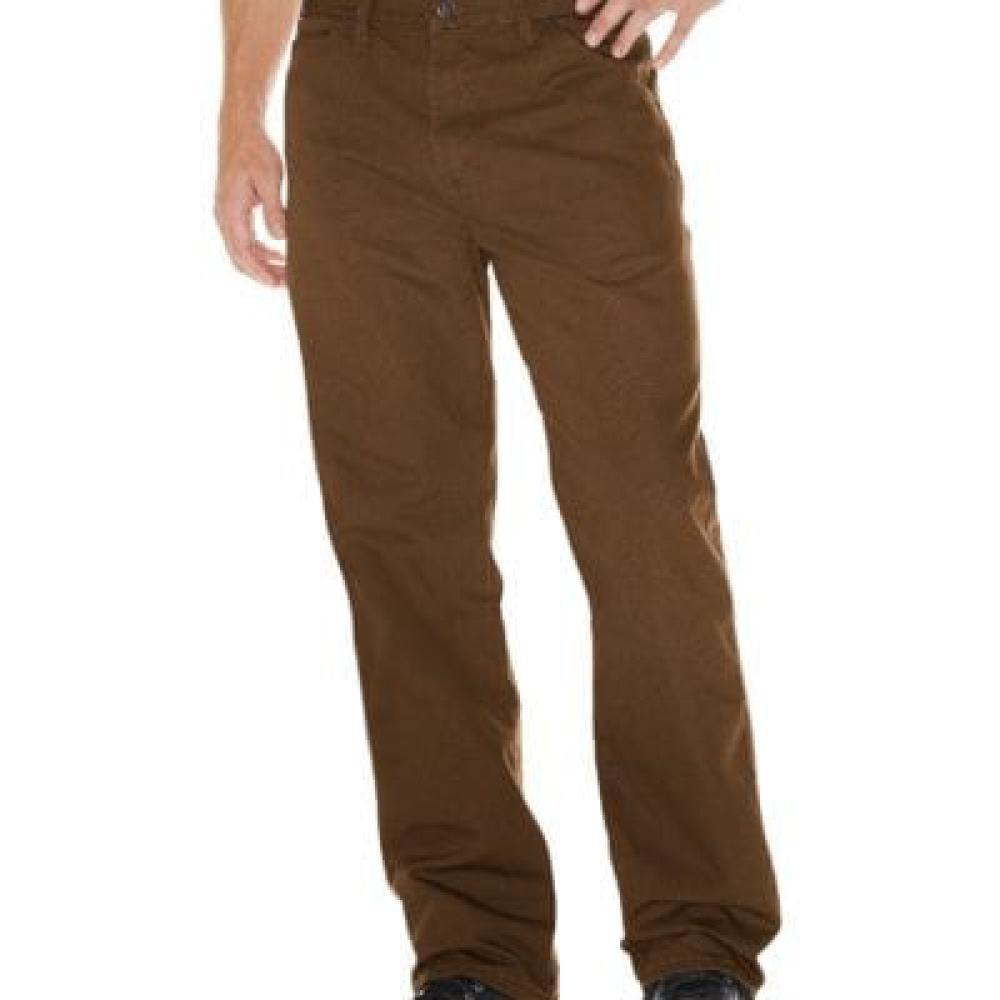 Relaxed Fit Straight Leg Carpenter Duck Jeans Timber Brown - Espinoza's Leather