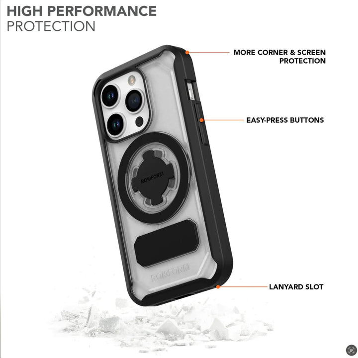 Rokform iPhone 15 Cases - Crystal - Espinoza's Leather