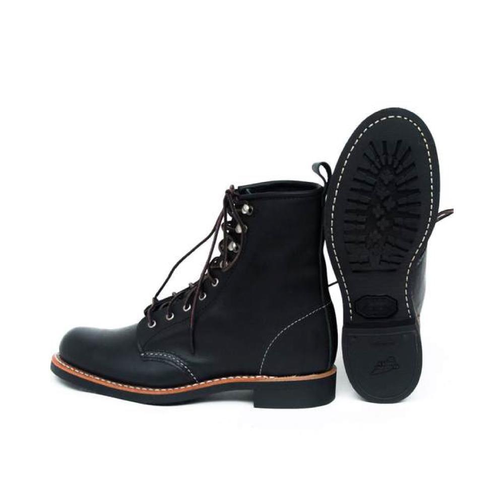 Silversmith Short Boot In Black Leather 3361 - Espinoza's Leather