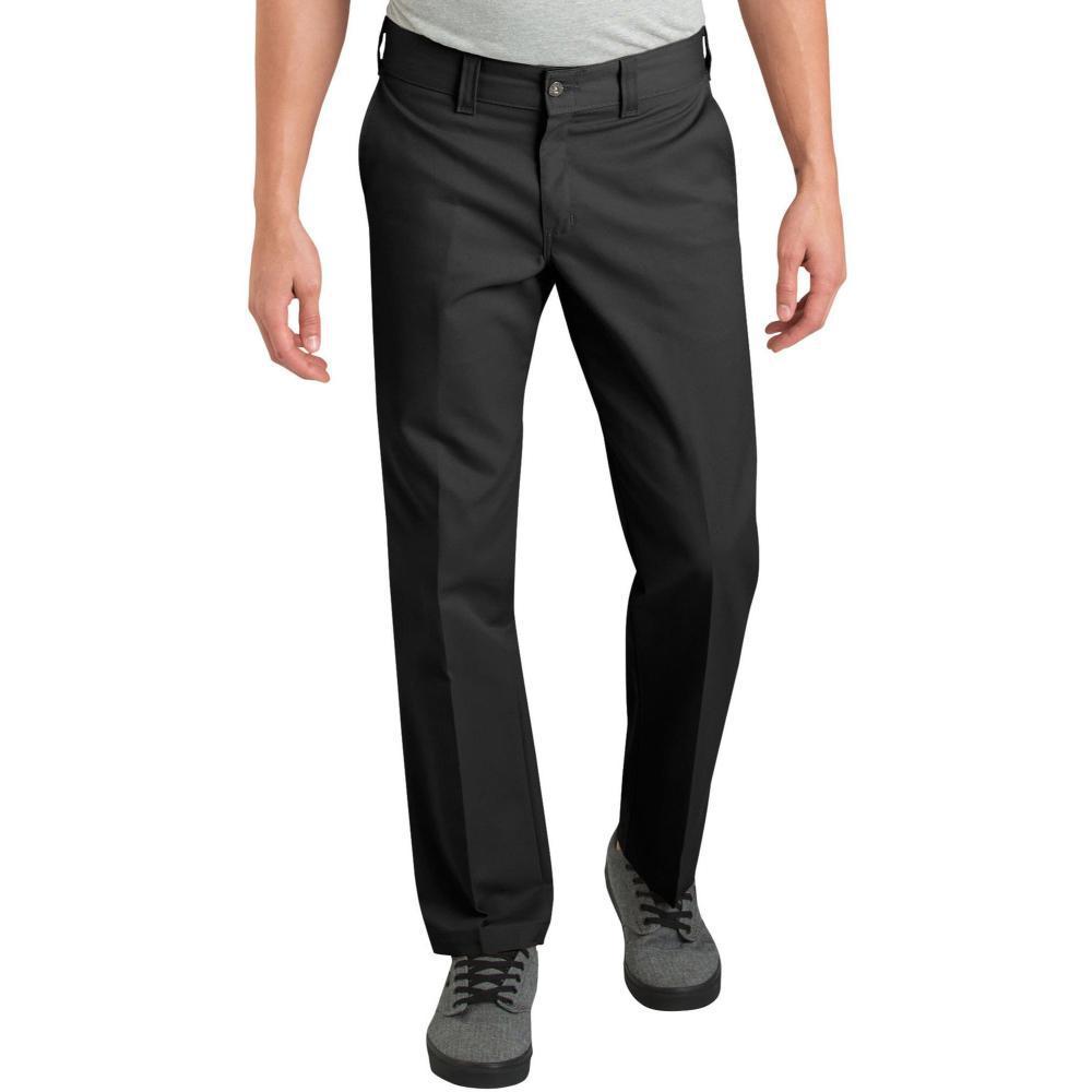 Slim Fit Straight Leg Work Pants-Black - Espinoza's Leather