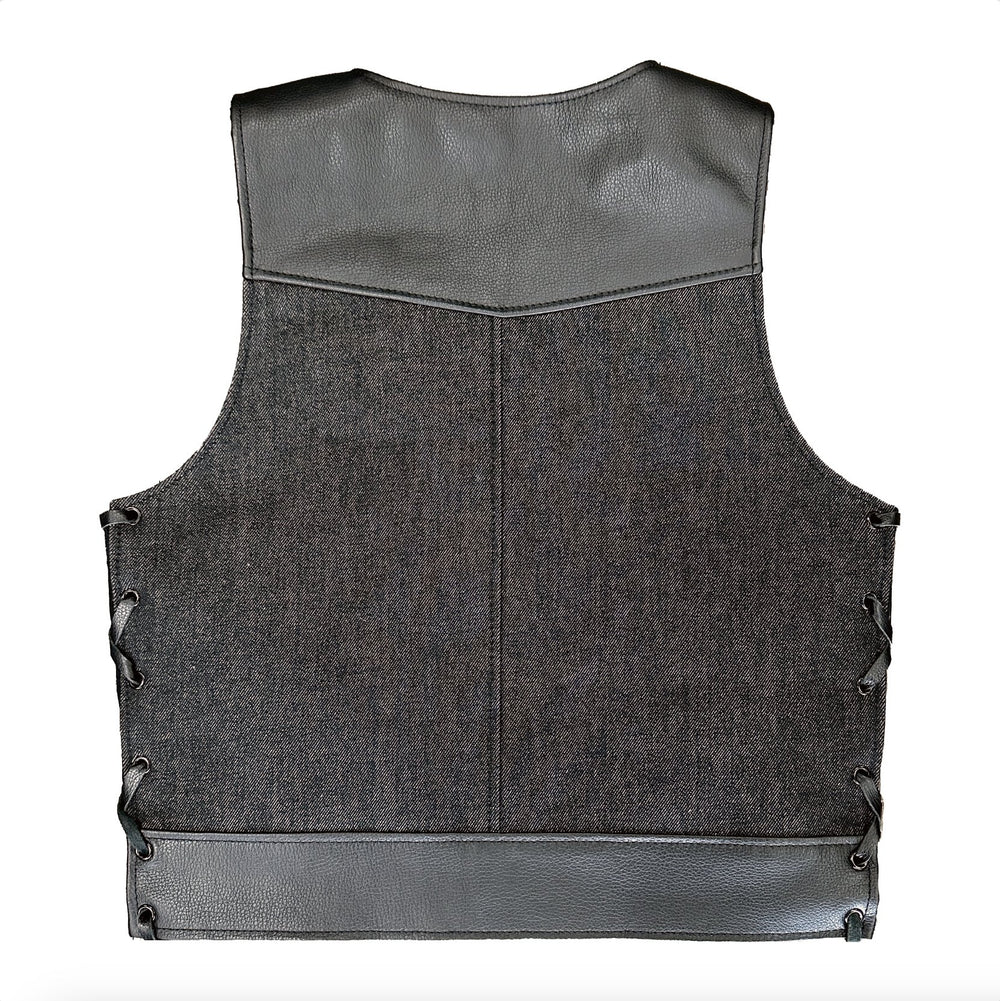 The Bonnie Hybrid Vest - Espinoza's Leather