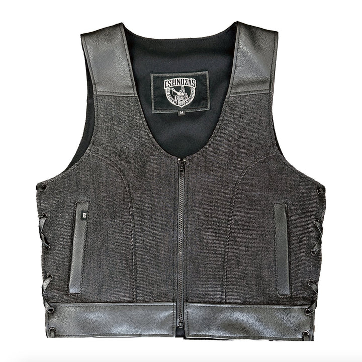 The Bonnie Hybrid Vest - Espinoza's Leather