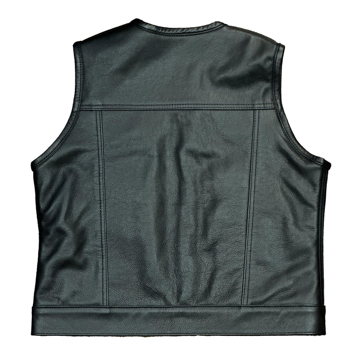 Women's "In Stock" All Leather Club Vest - Espinoza's Leather